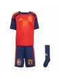Španělsko Mikel Oyarzabal #21 Domácí dres pro děti MS 2026 Krátký Rukáv (+ trenýrky)